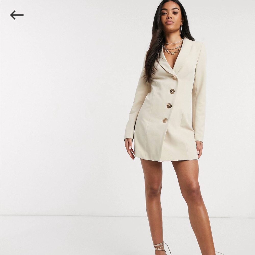 Asymmetrical Blazer Dress